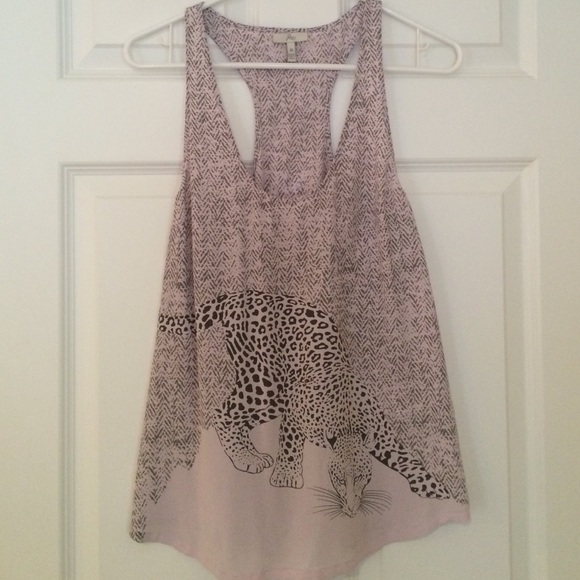 Joie Tops - Joie Silk Leopard Print Top